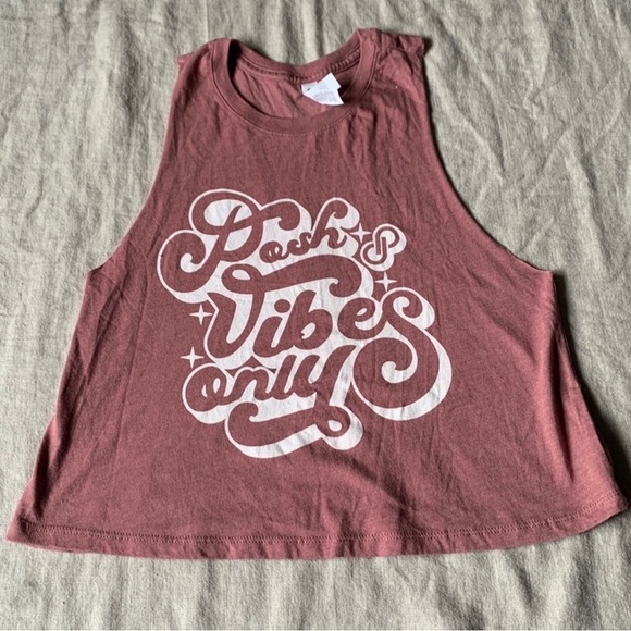 Posh Tops - Poshmark top posh swag poshfixings pink tank top tee shirt